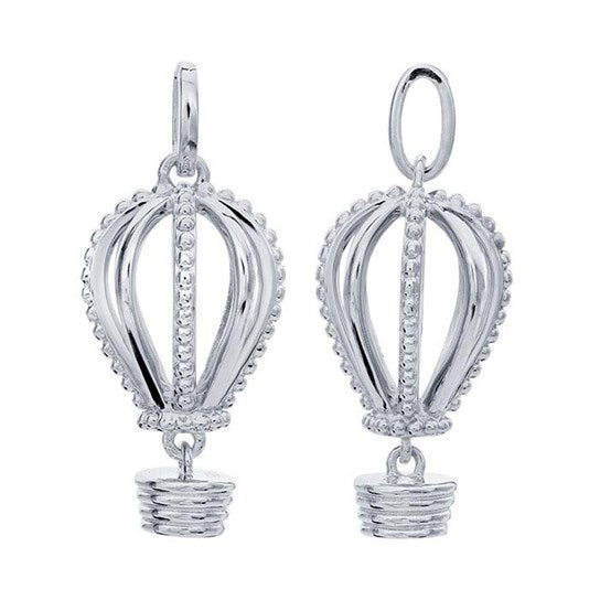 Sterling Silver Beaded Hot Air Balloon Necklace