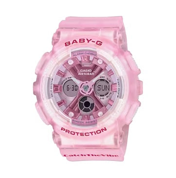 Casio G-Shock Baby-G Metallic Skeleton Baby Pink Watch BA-130CV-4ACR