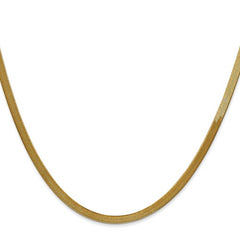 Estate: 14K Yellow Gold 5.5MM Herringbone Chain - 20"