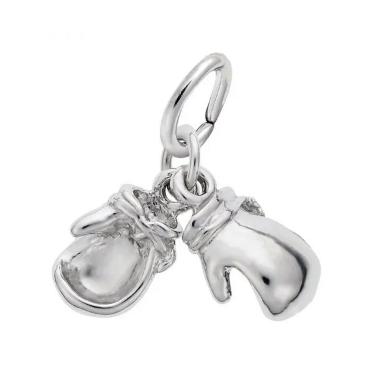 Sterling Silver Boxing Gloves Charm