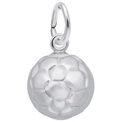 Sterling Silver Soccer Ball Charm