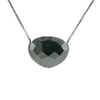 S/S SILPADA HEMATITE BOX CHAIN NECKLACE