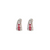 14K WG .27CTW RUBY .16CTW DIA J HOOPS