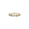 Emberlight 14kt Yellow Gold 1ctw Brown/White Desert Diamonds SZ 7