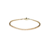 14K YG 1CTW DIA BUTTERCUP TENNIS BRACELET 7"