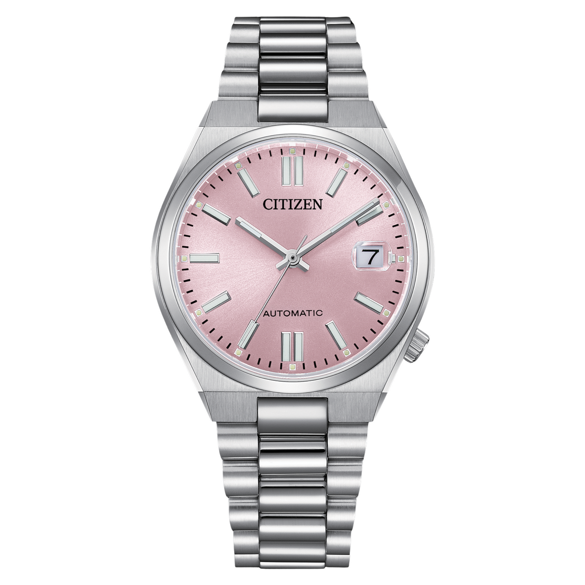 Citizen Tsuyosa Stainless Automatic Watch Pink Dial NJ0200-50Z