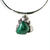 Estate Sterling Sliver Malachite Navajo Pendant