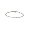 14K WG 1.50CTW DIAMOND BEADED BRACELET 7"