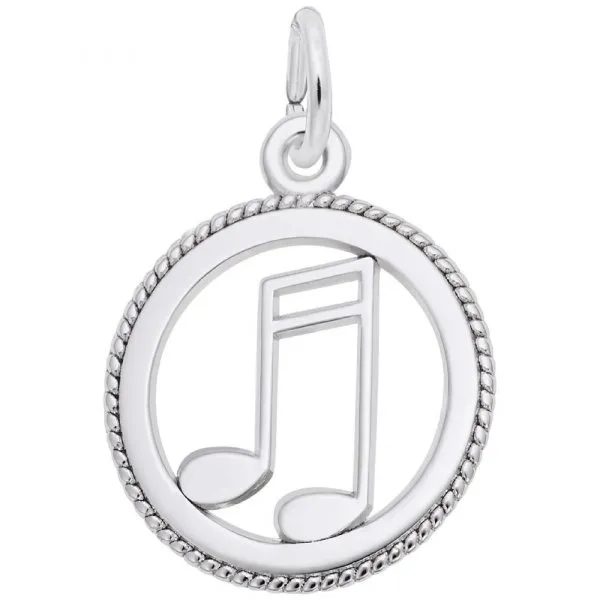 Sterling Silver Music Charm