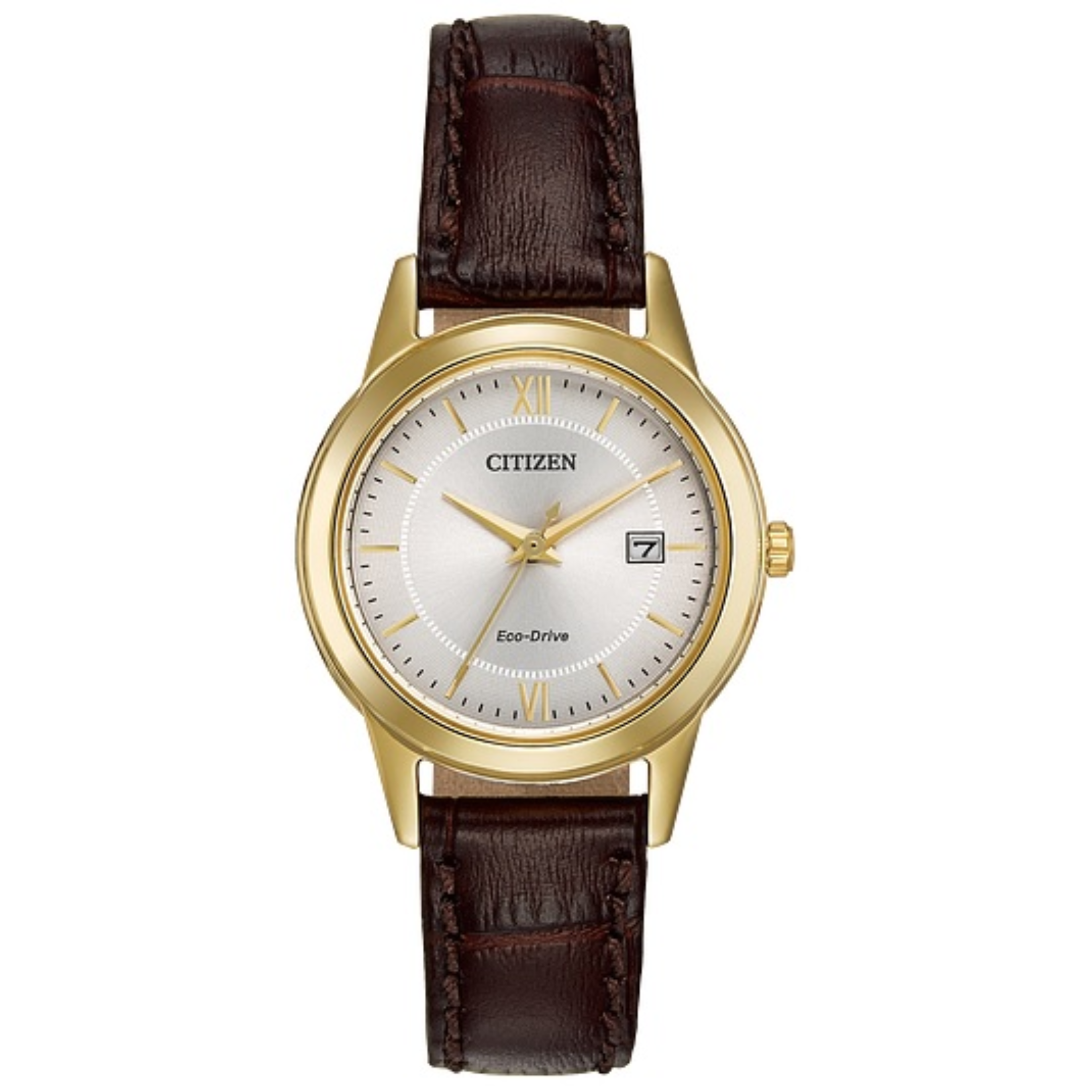Citizen Men's Goldtone Corso with Leather Strap FE1082-05A