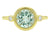 14K YG 1.14CT ROUND AQUAMARINE