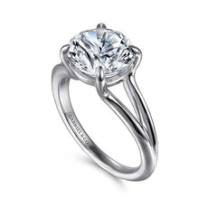 14K White Gold Annie Split Shank Mounting for 3CT S2086895