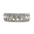 14kt White Gold 1.23ctw Baguettes .65ctw Round Diamond Band