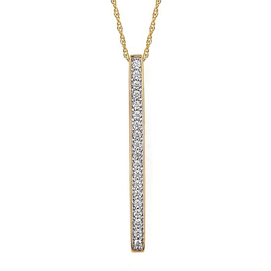 14K YG .19CTW G-H SI DIAMOND B