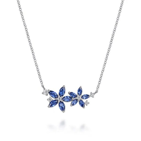14K WG 1.26CTW SAPPHIRE A .16C