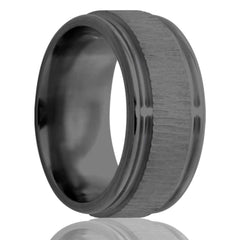 8MM ZIRCONIUM RING WITH TREE B