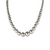 S/S GRADUATING BEAD NECKLACE