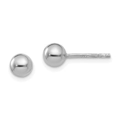 Sterling Silver 5mm Ball Stud Earrings