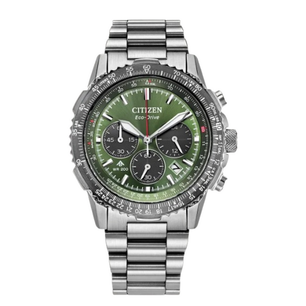 Citizen Eco Drive Promaster Navihawk Green Dial Watch CA4664-60W
