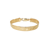 14KY 7" WOVEN BRACELET