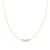 18K Yellow Gold Scattered Diamond Necklace