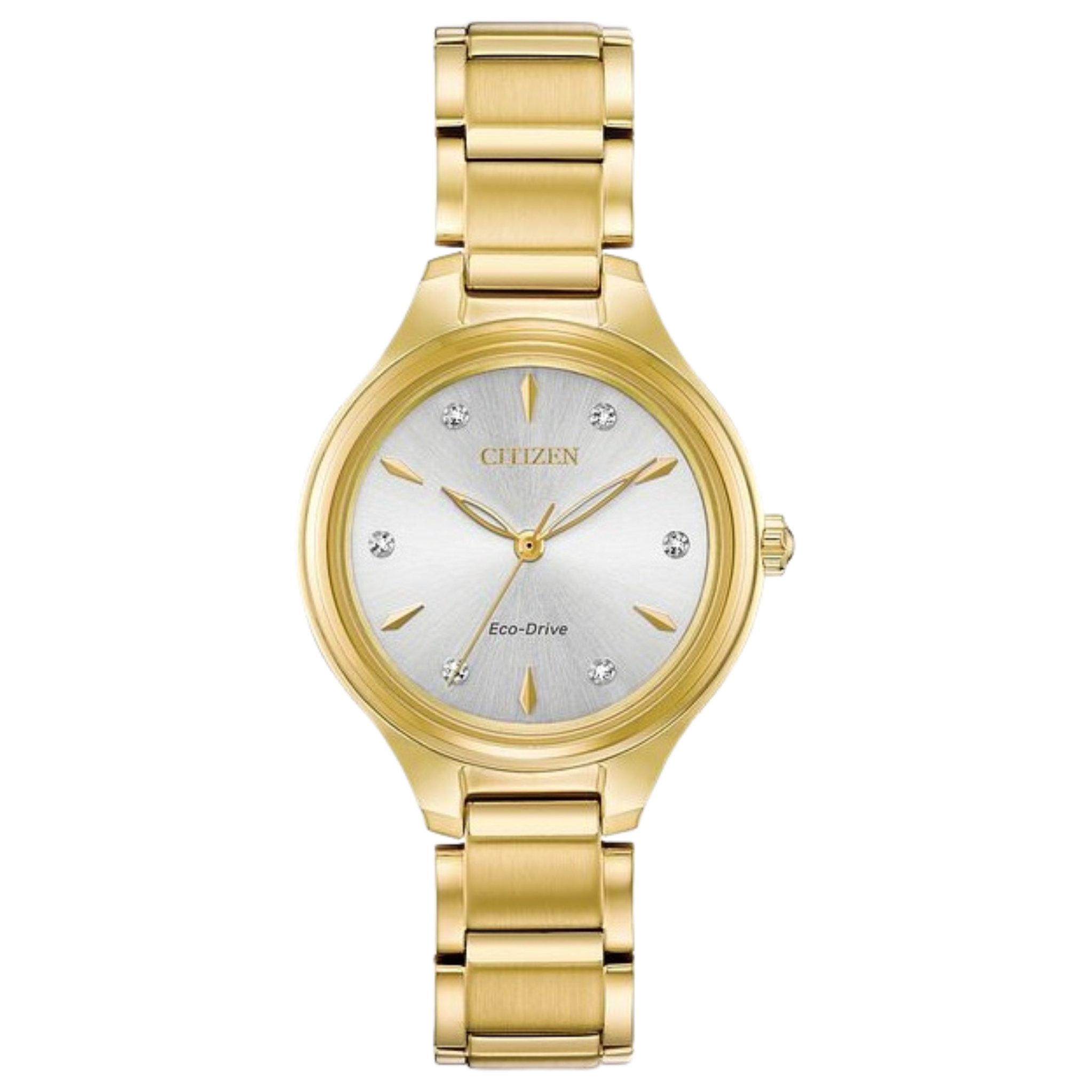 Citizen Eco Drive Corso Gold Tone with Diamond Accents Watch FE2102-55A