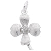 STERLING DOGWOOD FLOWER CHARM