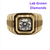 10kt Yellow Gold Gents 1ct Lab Diamond Rolex Style Ring