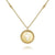 Bujukan 14K Yellow Gold Cross Pendant& Chain