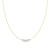 18K Yellow Gold Scattered Diamond Necklace