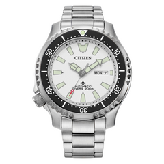 Citizen Automatic Promaster Watch White Dial  NY0150-51A