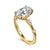 CARINNA 14K YG OVAL .22CTW G-H