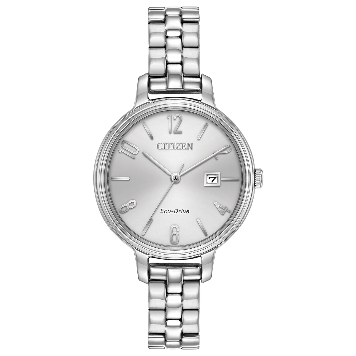 Citizen Eco Drive Chandler Stainless Watch EW2440-53A