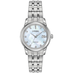 Citizen Eco Drive Mother of Pearl Stainless Watch EW2390-50D