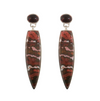 Sterling Sliver Red River Jasper Earrings