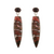 Sterling Sliver Red River Jasper Earrings