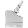 Sterling Silver Piano Charm.