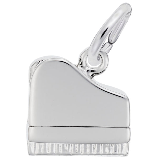 Sterling Silver Piano Charm.