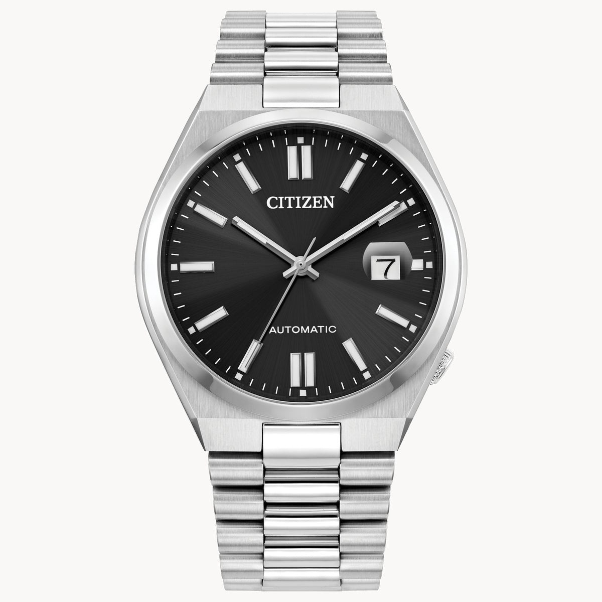 Citizen Tsuyosa Automatic Stainless Black Dial Watch NJ0150-56E.