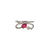 14K WG .66CT OVAL RUBY .37CTW DIA RING