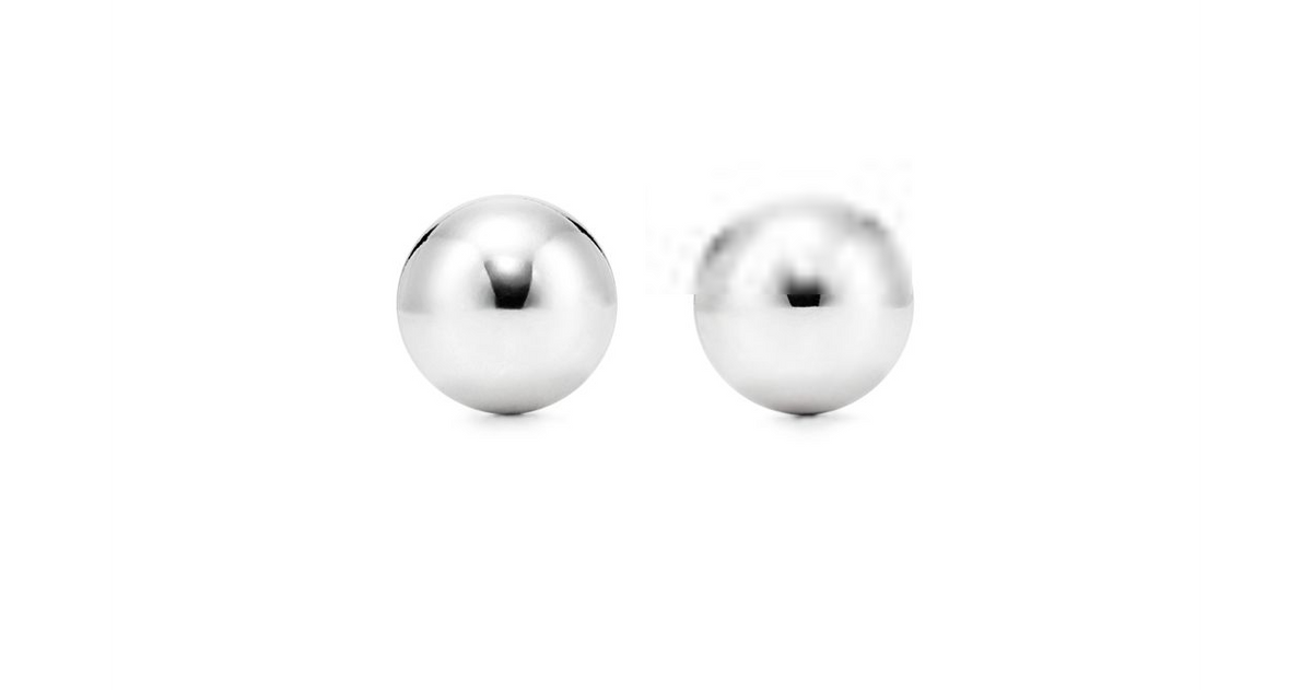 Estate: Sterling Silver T & Co Hardwear Stud Earrings