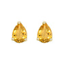 14kt Yellow Gold .28ctw Pear Shaped Citrine Studs