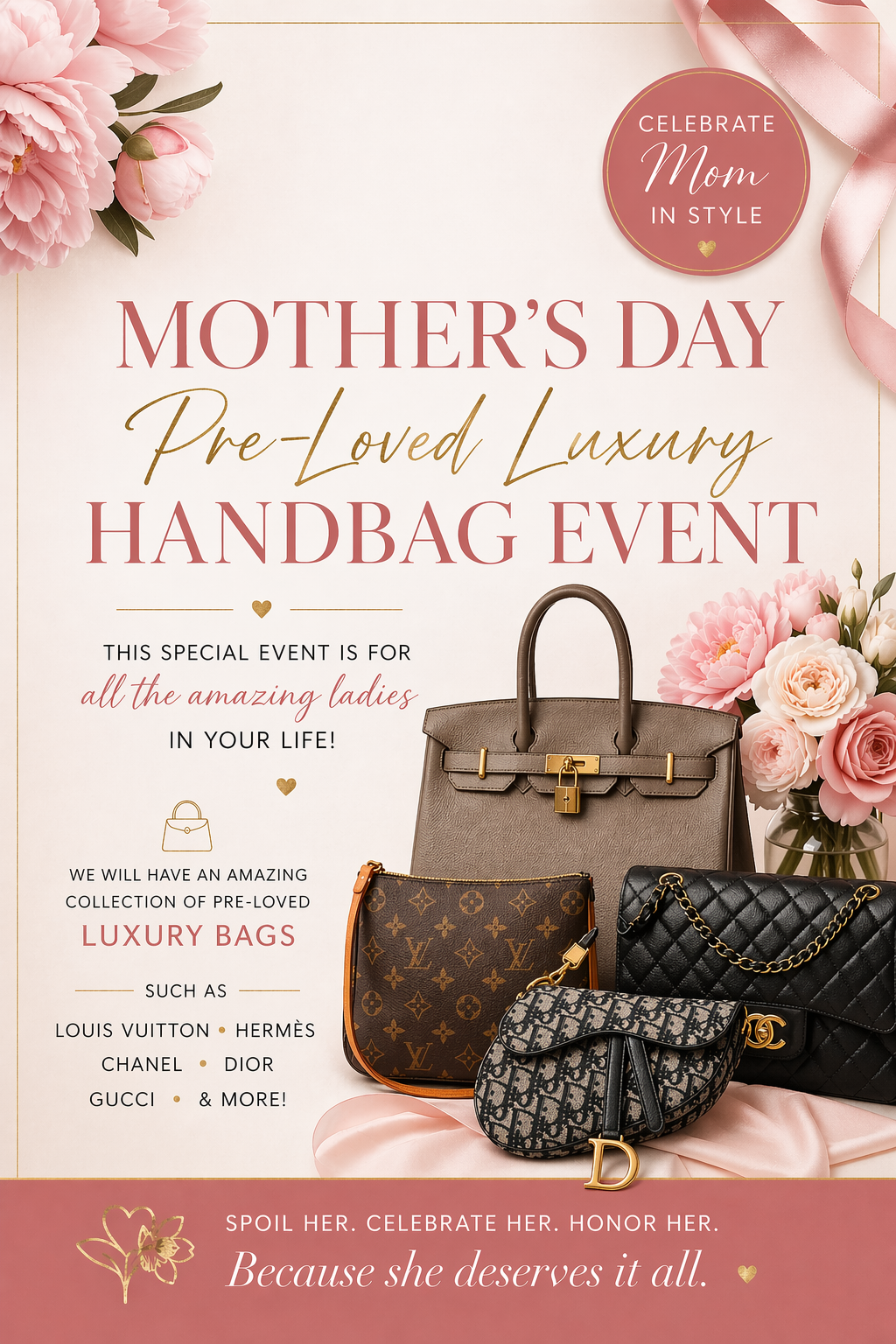 Mother's Day Pre-Loved Luxury Handbag Event