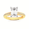 14kt Yellow Gold .16ctw G-H SI2 EC Semi Mounting