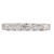 14K White Gold 1/3CTW 5 Stone Diamond Anniversary Band
