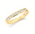 14kt Yellow Gold .25ctw I I1 Channel Band