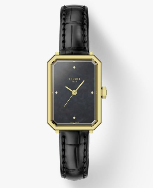 SRV 30MM GOLDTONE BLACK MOP DI