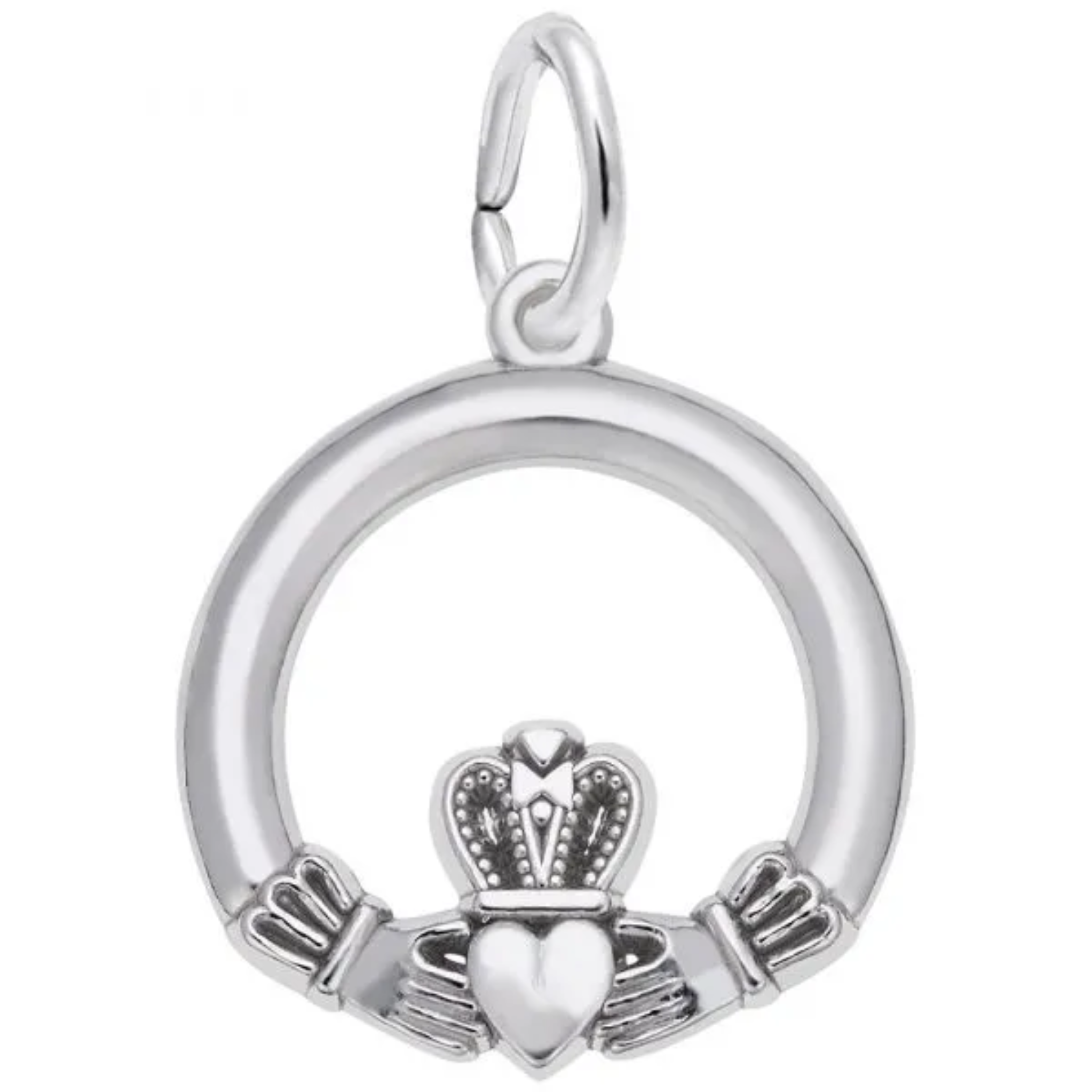 Sterling Silver Claddagh Charm