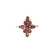 10KY GARNET CLUSTER RING