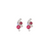 14K WG .57CTW RUBY .24CTW DIA SCATTERED STUDS